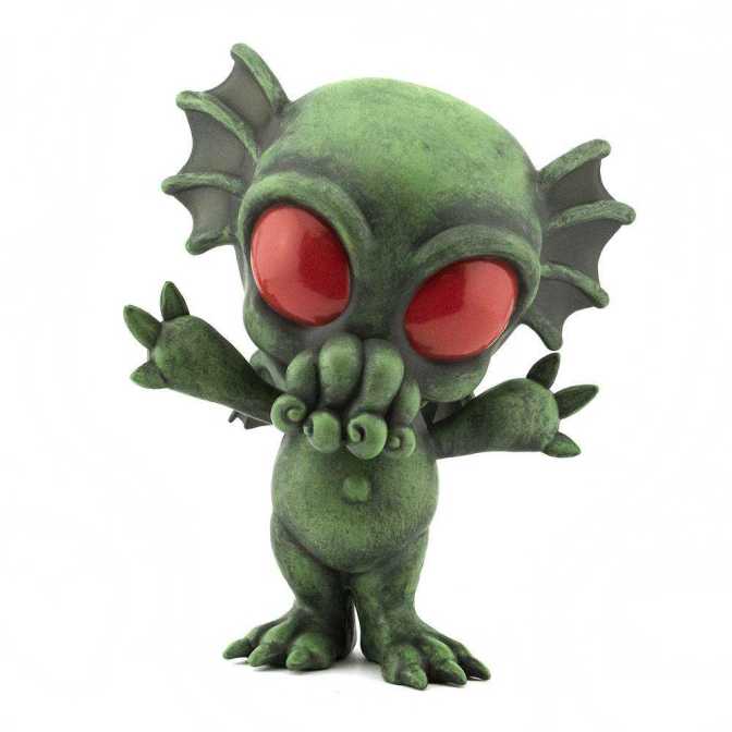 HCF 2020 CRYPTKINS UNLEASHED CTHULHU PATINA PX 5" VINYL FIGURE
