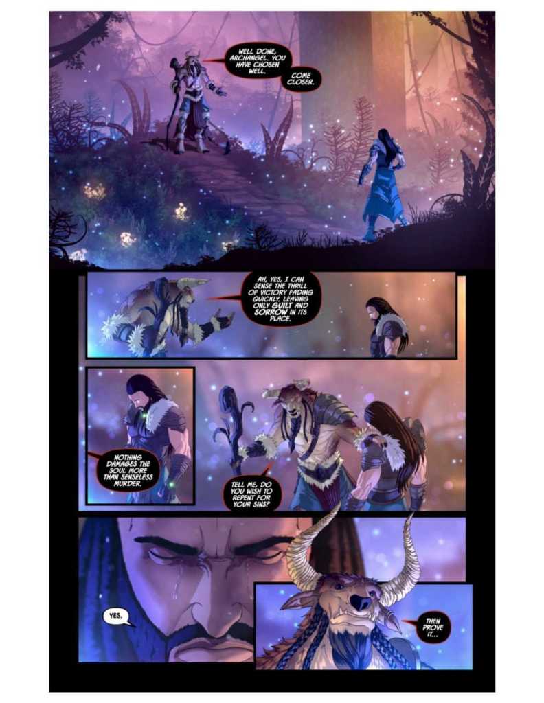 Knights of the Golden Sun Issue #8 Preview Page Two