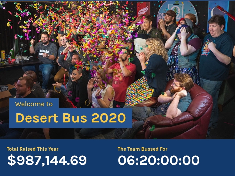Desert Bus For Hope 2020