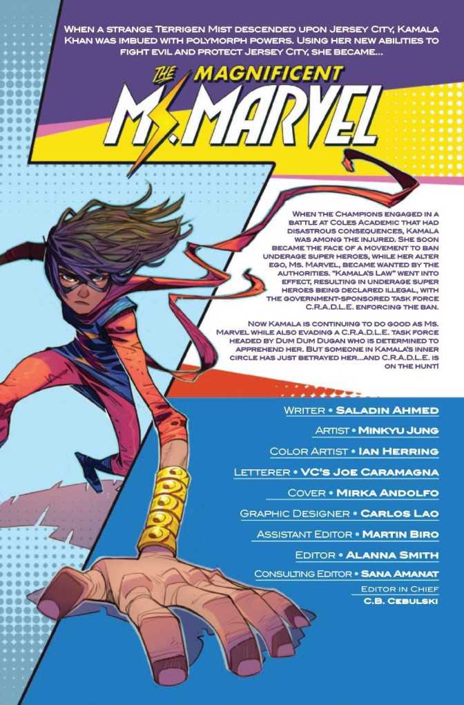 The Magnificent Ms. Marvel #17 Preview Page 1