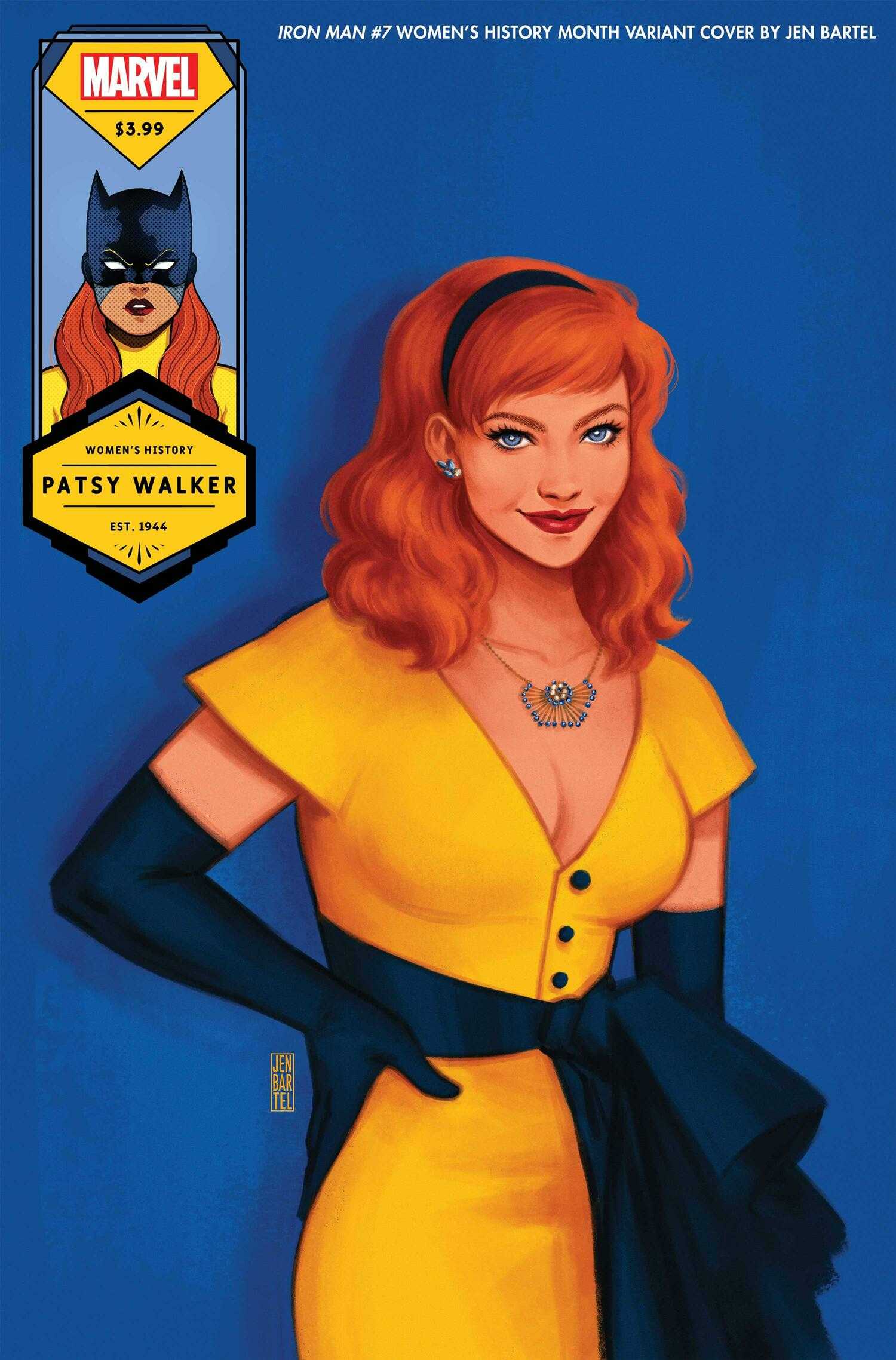 Iron Man #7 Hell Cat, Women's History Month Variant Cover