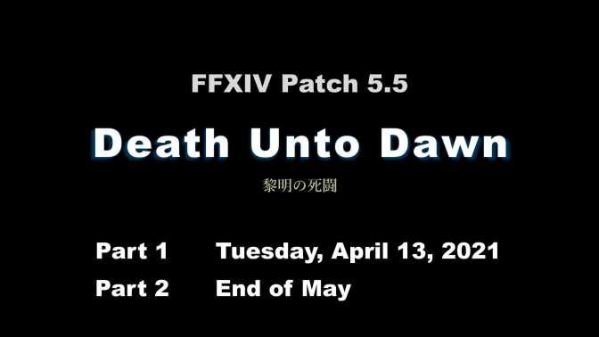 Final Fantasy XIV Patch 5.5 Release Date