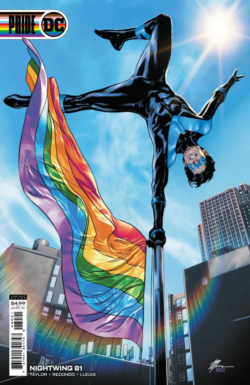 Nightwing #81 Pride Variant Cover: Travis G. Moore