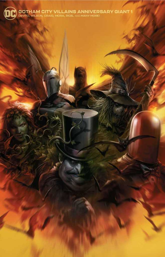 Gotham City Villains Anniversary Giant #1 Batman/Villains 1:25 Ratio Variant Cover- Francesco Mattina