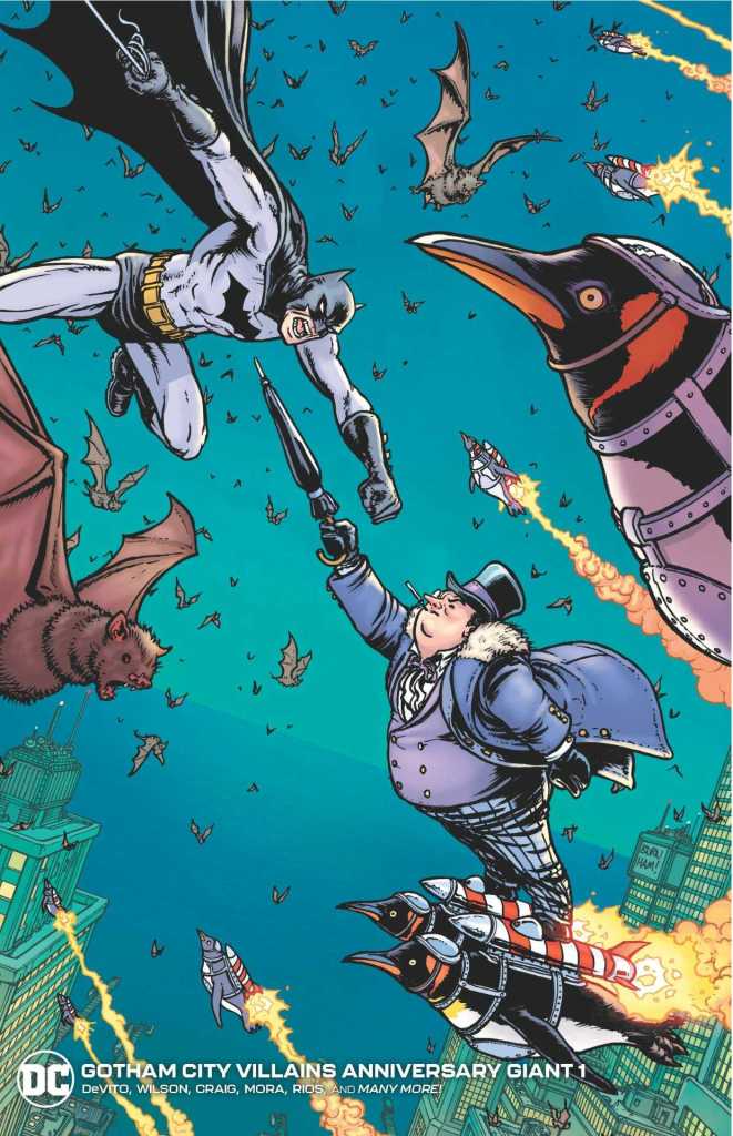 Gotham City Villains Anniversary Giant #1 Batman/Penguin 1:50 Ratio Variant Cover- Chris Burnham and Nathan Fairbairn