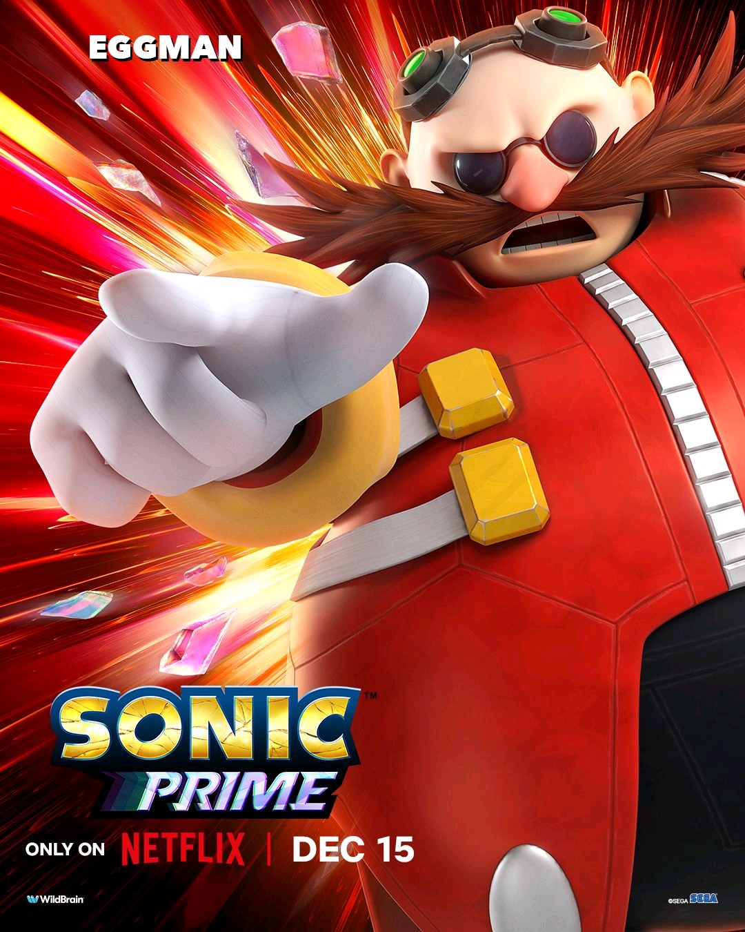 Sonic Prime Character Poster- Dr. Eggman