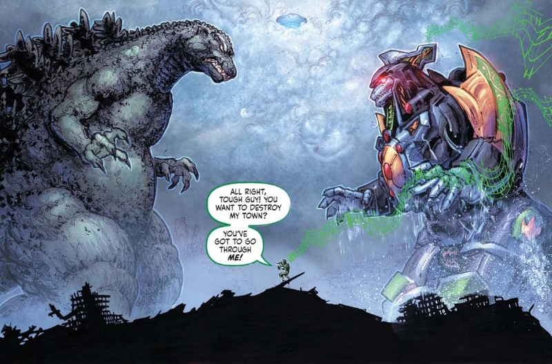 Godzilla vs. the Mighty Morphin Power Rangers- Godzilla Vs. The Dragonzord