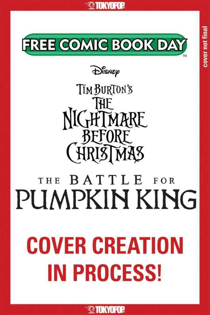 TOKYOPOP | THE NIGHTMARE BEFORE CHRISTMAS: THE BATTLE FOR PUMPKIN KING #1 FCBD 2023 Silver Cover