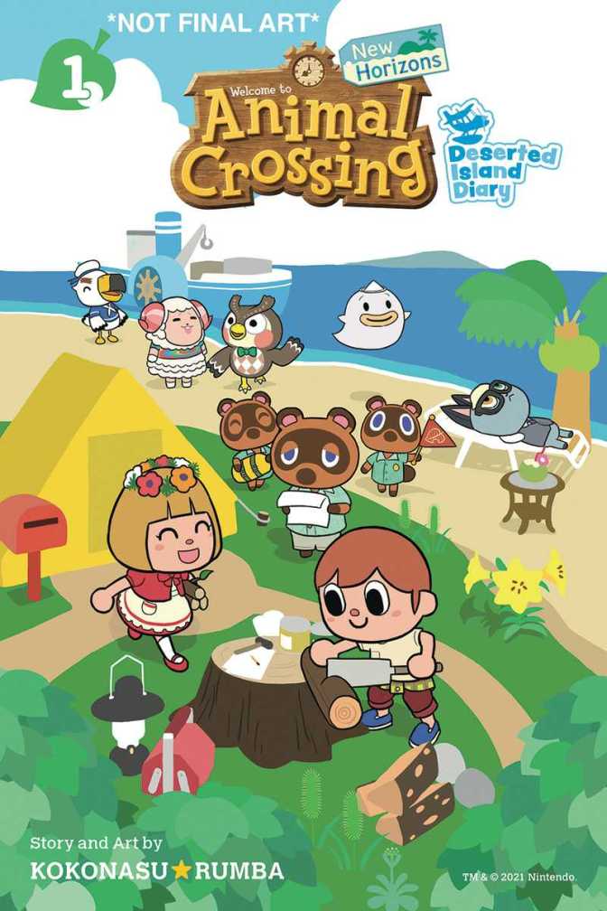 VIZ Media | ANIMAL CROSSING/ KIRBY MANGA MANIA FCBD 2023 Silver Cover