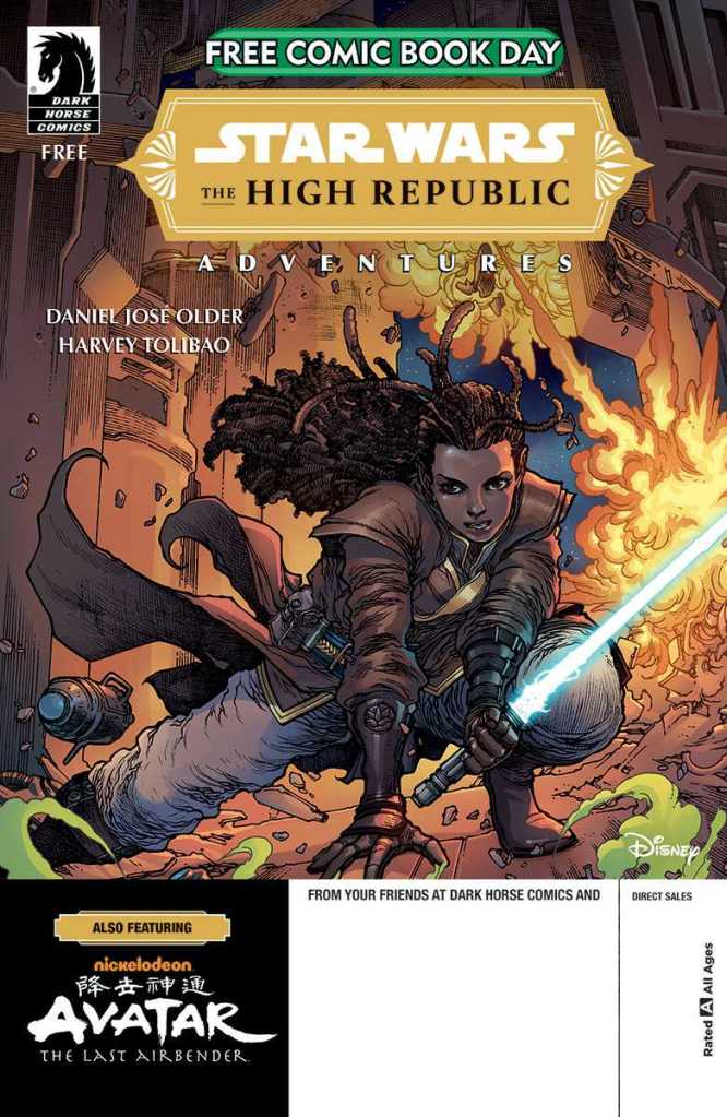 Dark Horse Comics | STAR WARS/ AVATAR: THE LAST AIRBENDER FCBD 2023 Silver Cover