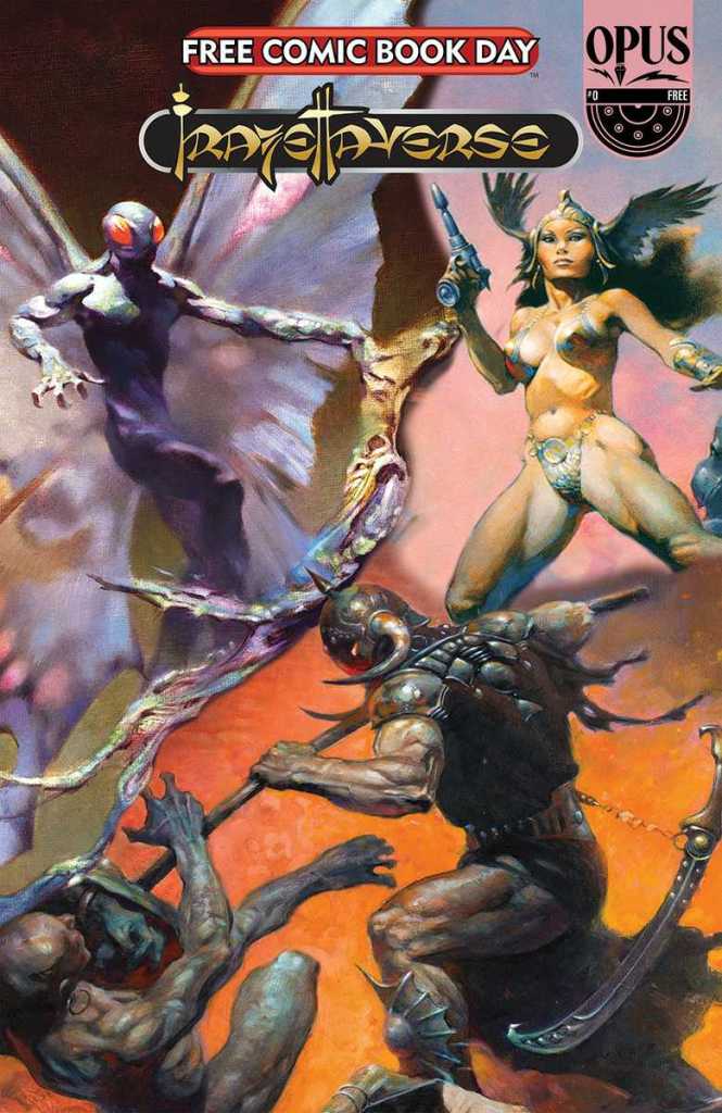 OPUS Comics | FRAZETTAVERSE #0 FCBD 2023 Silver Cover