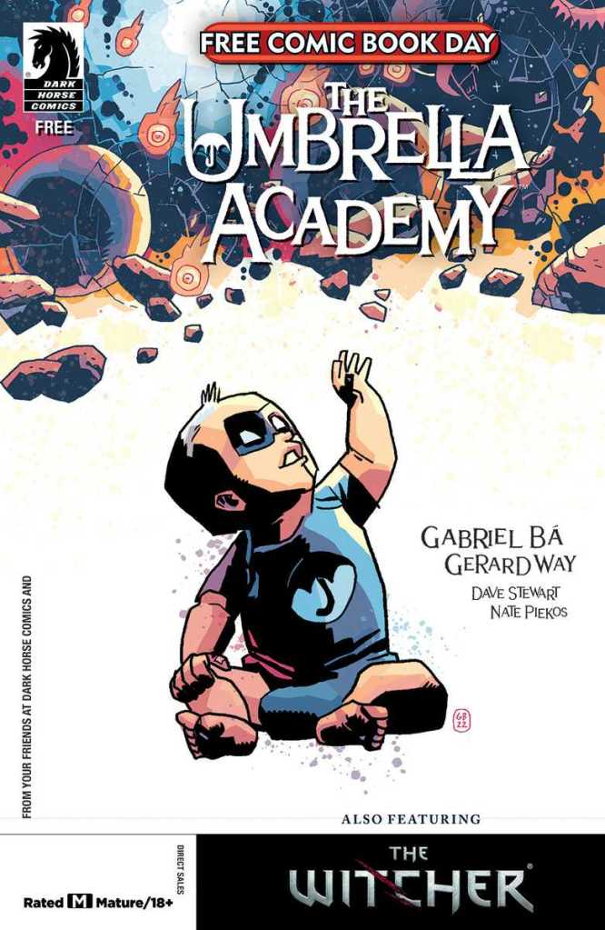 Dark Horse Comics | THE UMBRELLA ACADEMY/ THE WITCHER FCBD 2023 Gold Cover