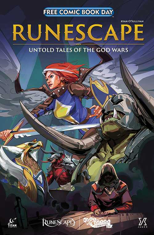 Titan Comics | RUNESCAPE: UNTOLD TALES OF THE GOD WARS FCBD Silver Cover