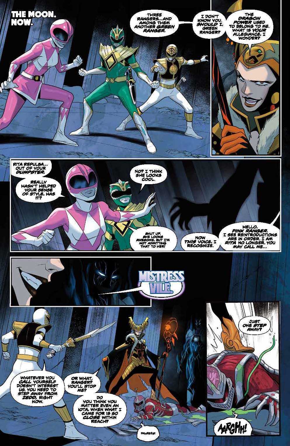 Mighty Morphin Power Rangers Issue No 102 Preview Page Four
