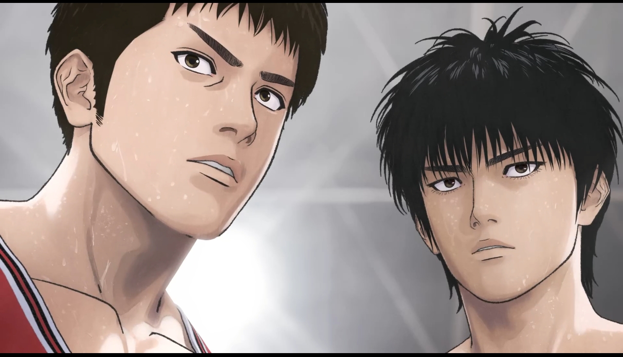The First Slam Dunk- Mitsui and Rukawa