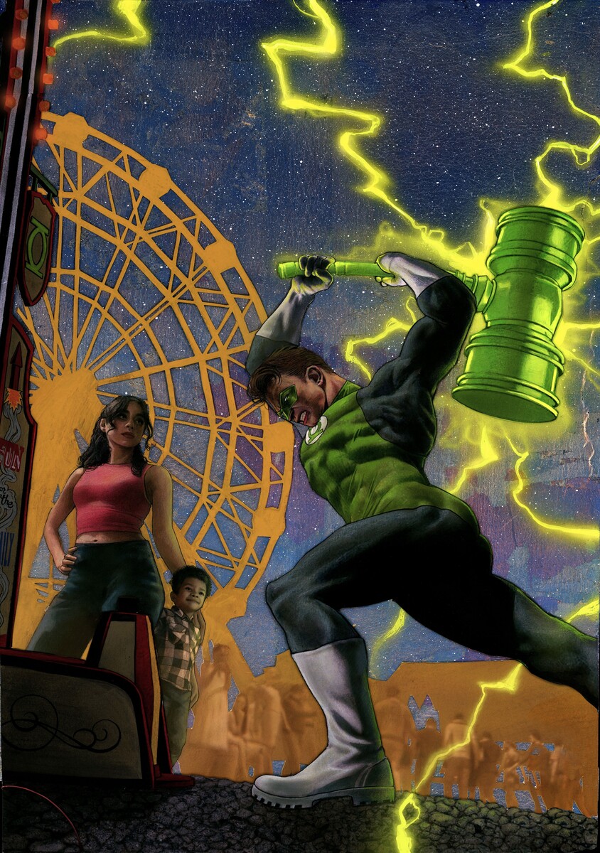 Green Lantern Issue One Variant Cover: Ariel Colon 1:50 Ratio