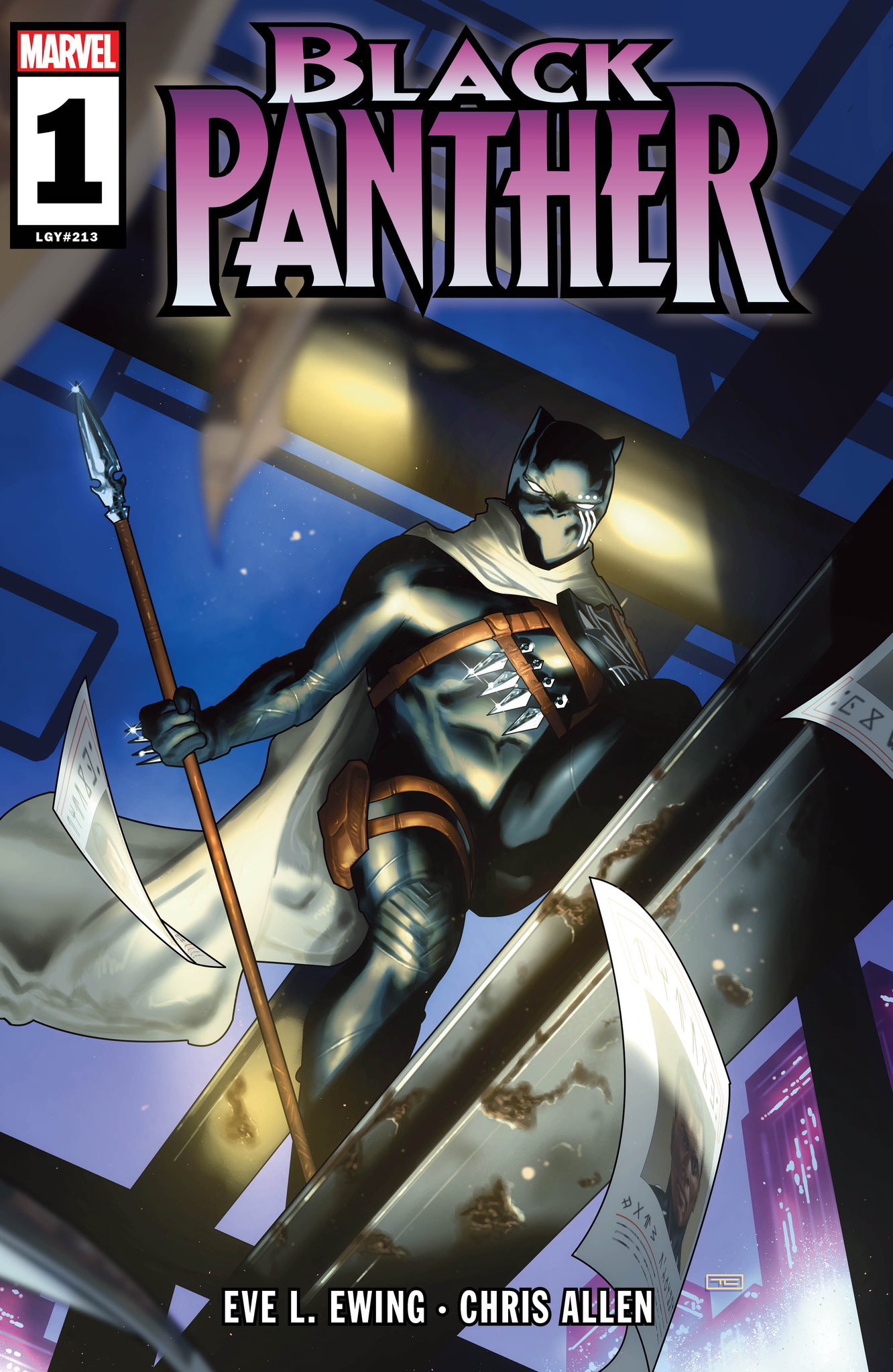 Black Panther Issue One Cover(June 2023)-Taurin Clarke