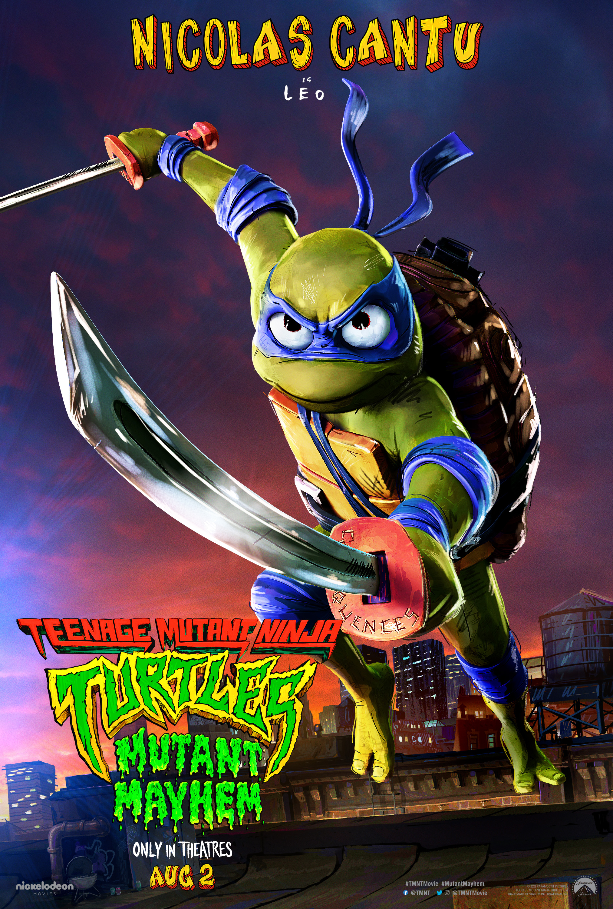 Teenage Mutant Ninja Turtles: Mutant Mayhem- Leo Character Poster