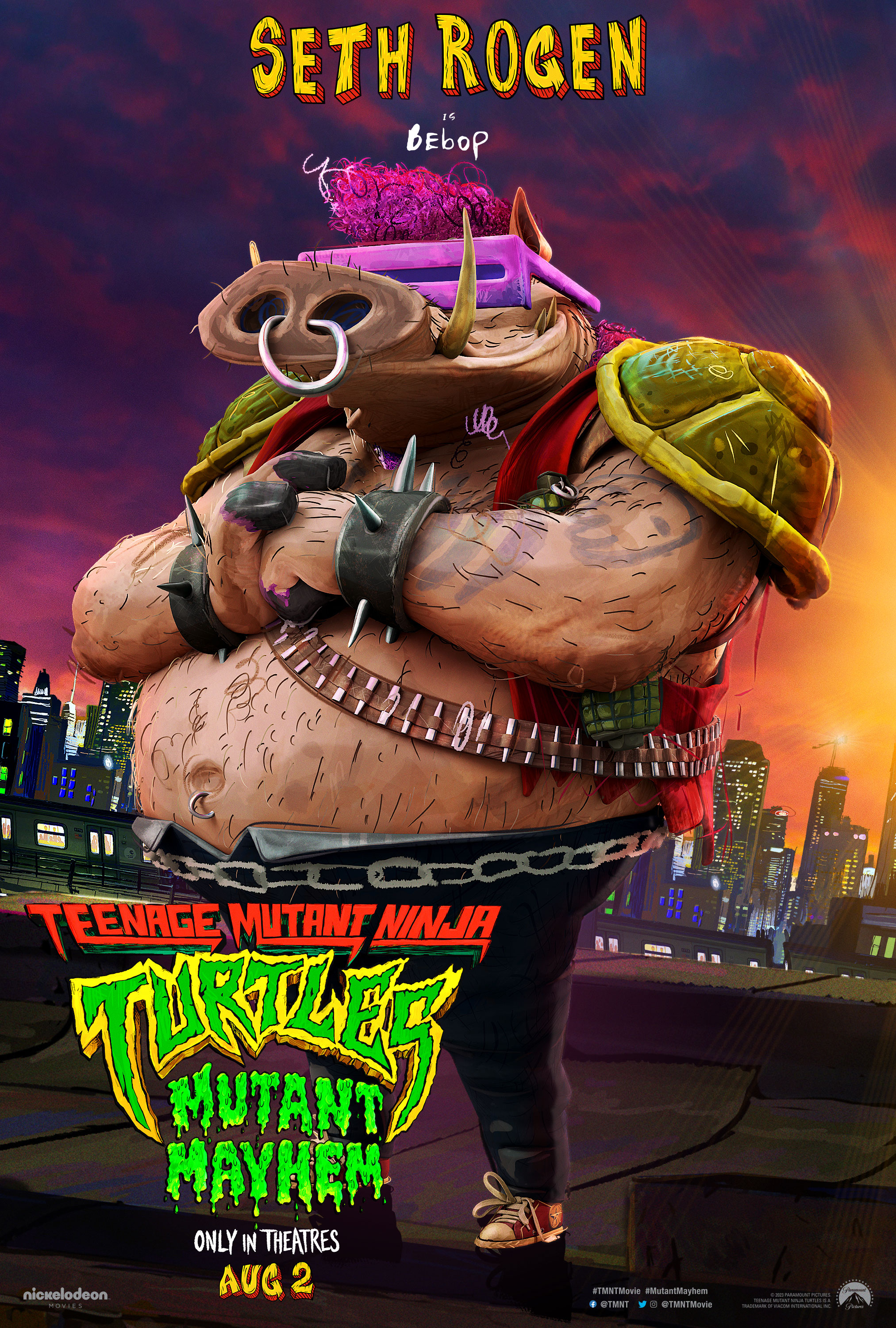 Teenage Mutant Ninja Turtles: Mutant Mayhem- Bebop Character Poster