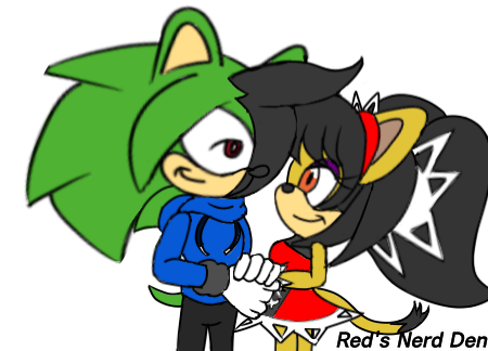 Colored Sketch Commission- Sage x Honey