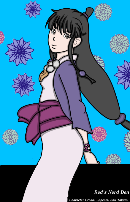 Colored Sketch Commission- Maya Fey