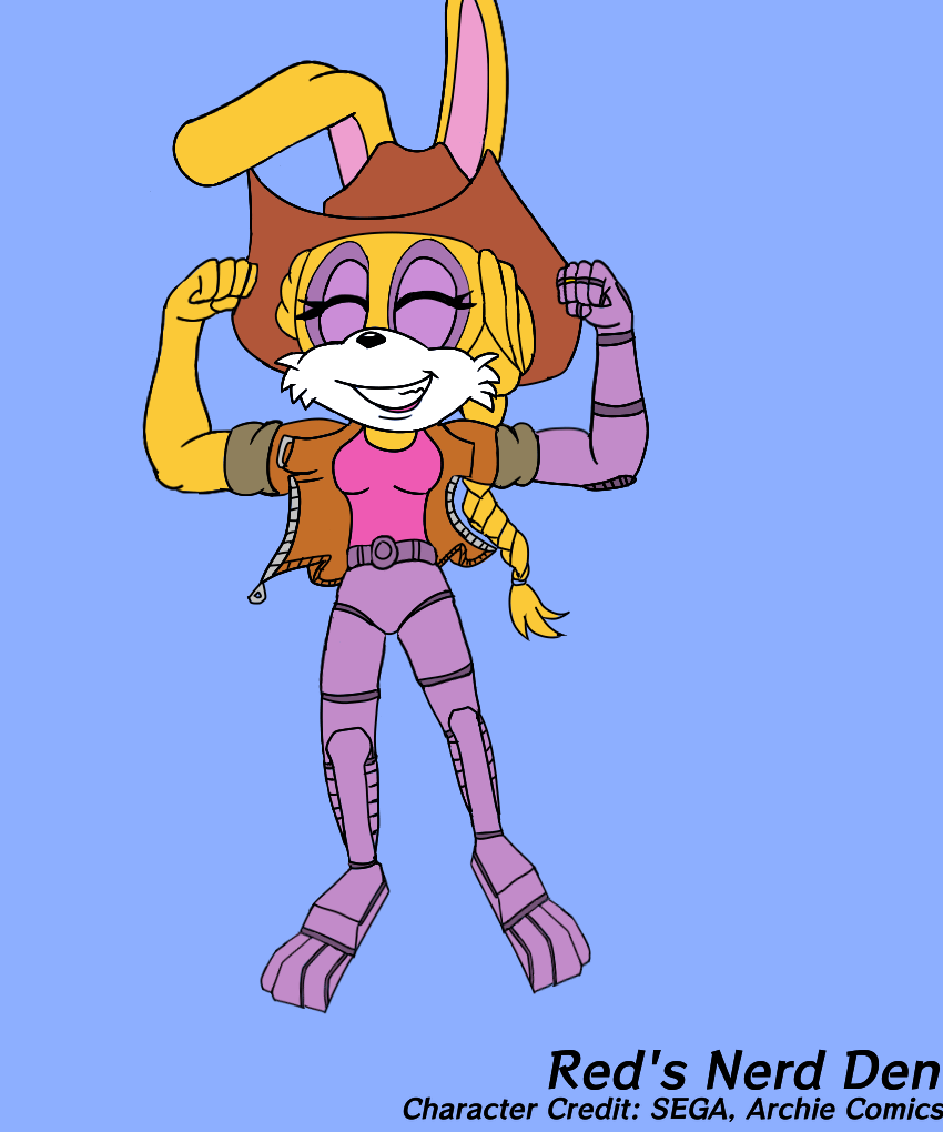 Colored Sketch Commission- Bunnie Rabbot