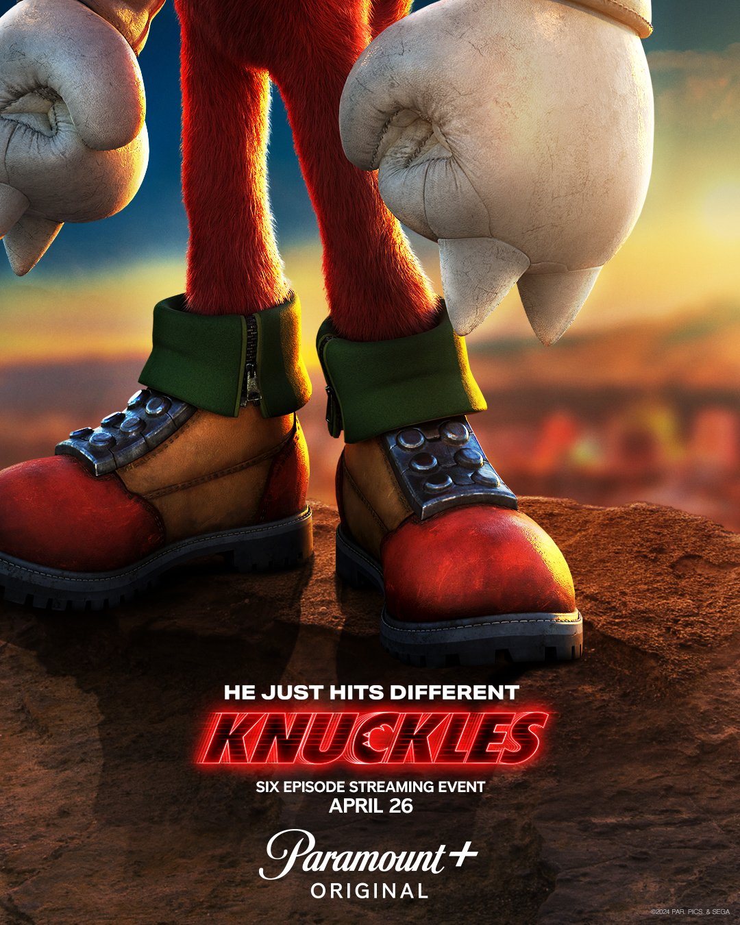 Knuckles Mini-Series Main Visual