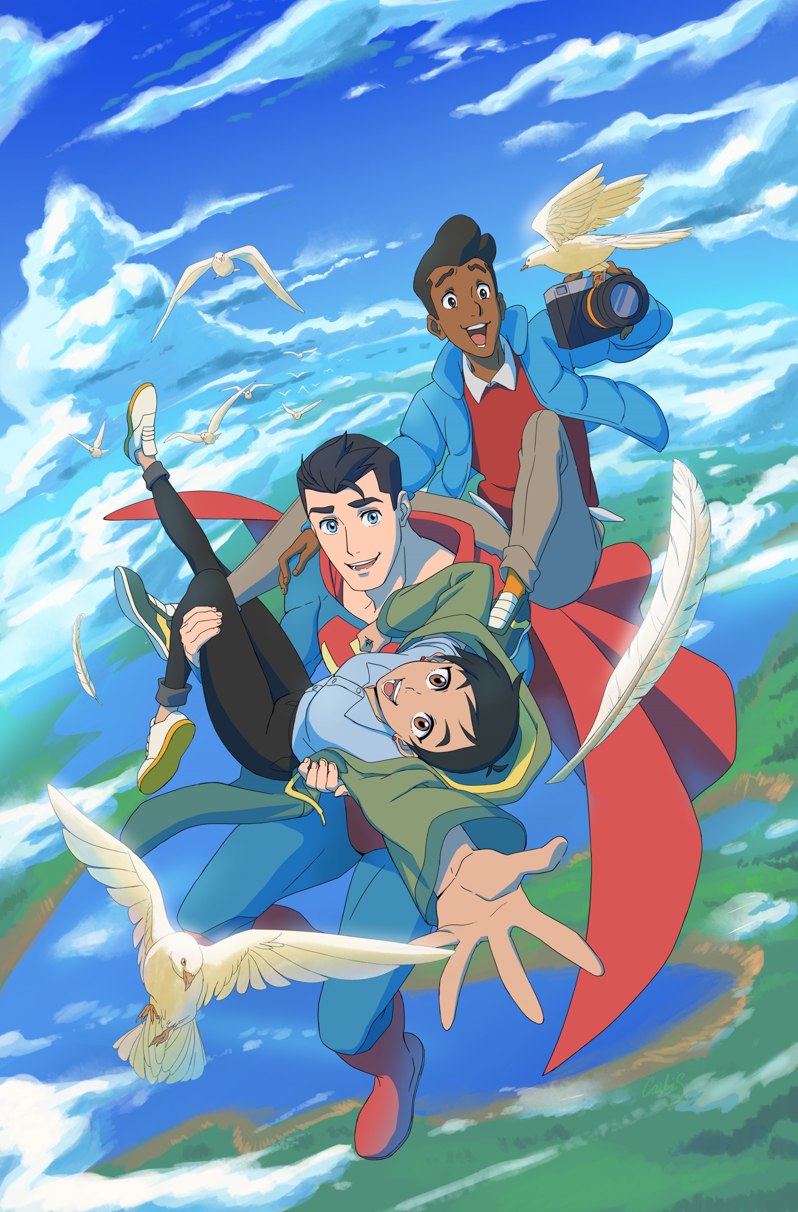 My Adventures with Superman Comic Book Announcement visual