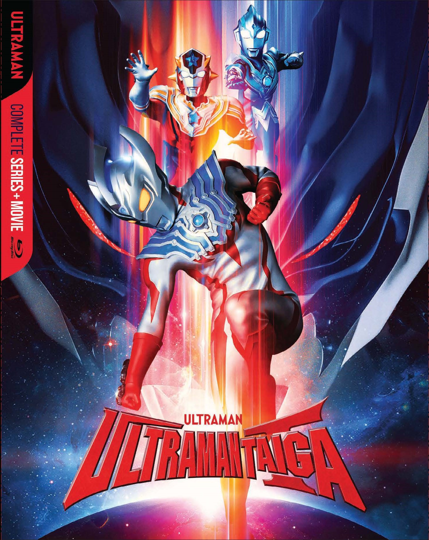 Ultraman Taiga Complete Series + Movie Blu-ray Cover