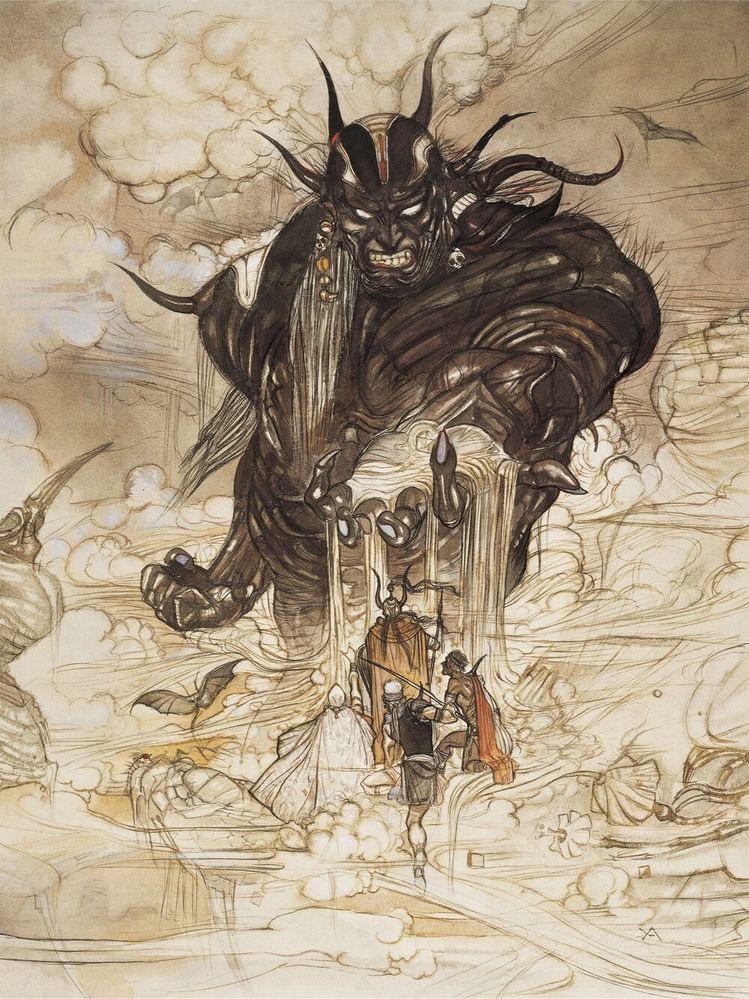 Final Fantasy Illustration by Yoshitaka Amano