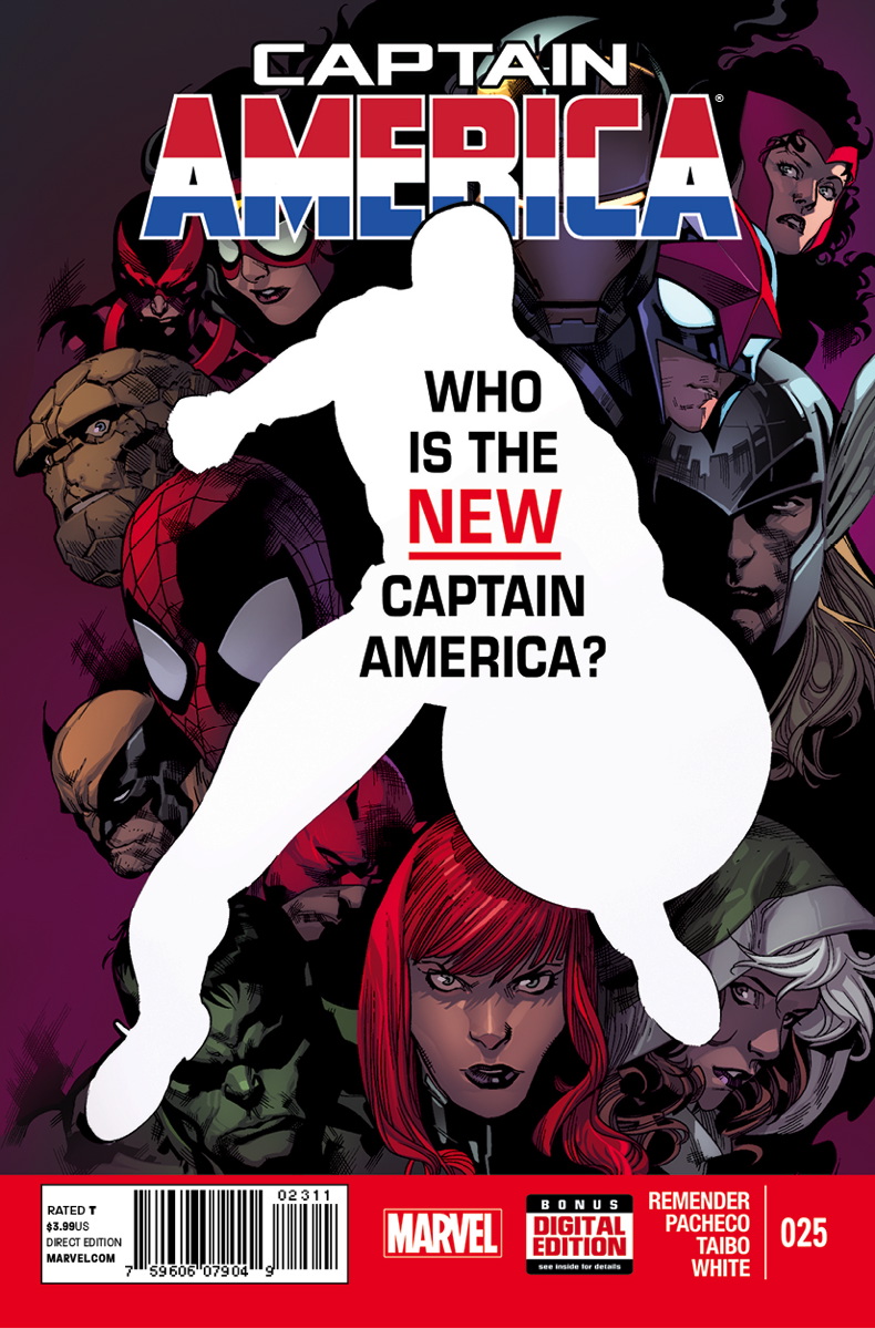 Captain America Issue 25 (December 2014) Cover