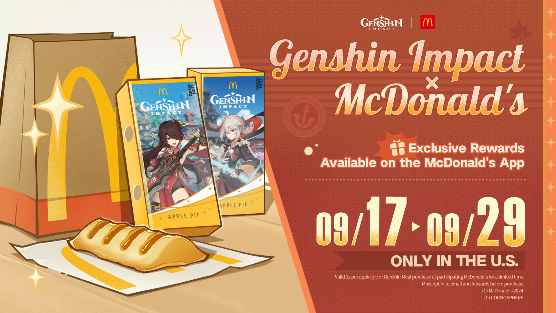 Genshin Impact x McDonald's Collaboration Visual One