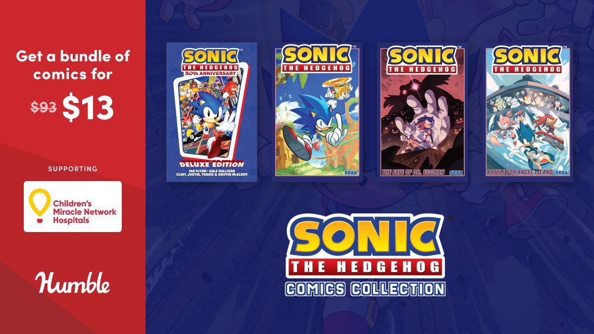 Humble Bundle- Sonic the Hedgehog Comics Collection Promo