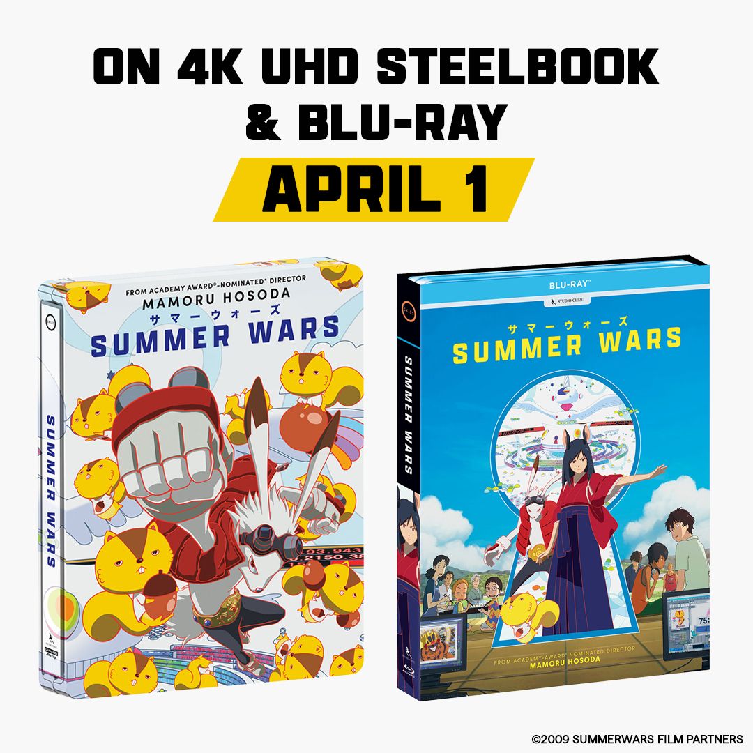 GKIDS- Mamoru Hosoda's Summer Wars 4K UHD Steelbook Announcement