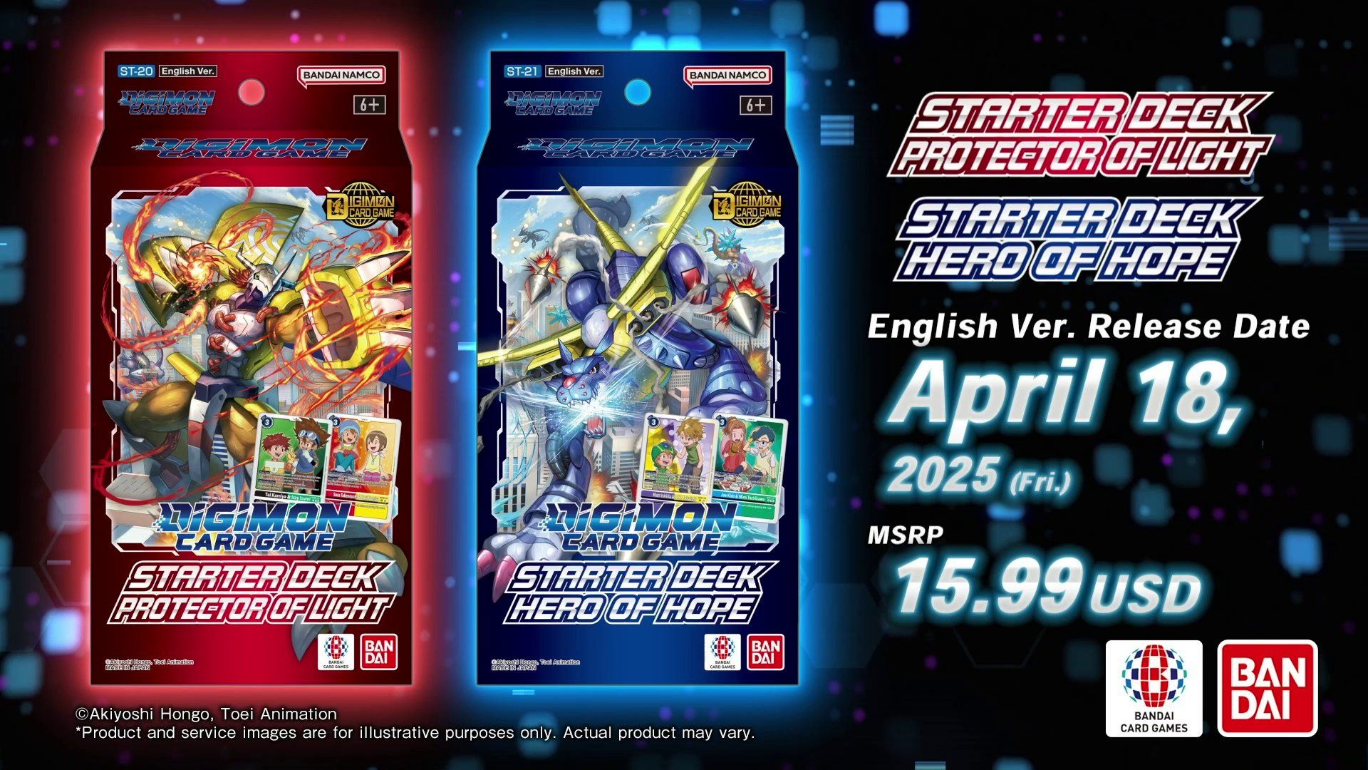 Digimon TCG- Starter Deck of Light and Hero of Hope Visual