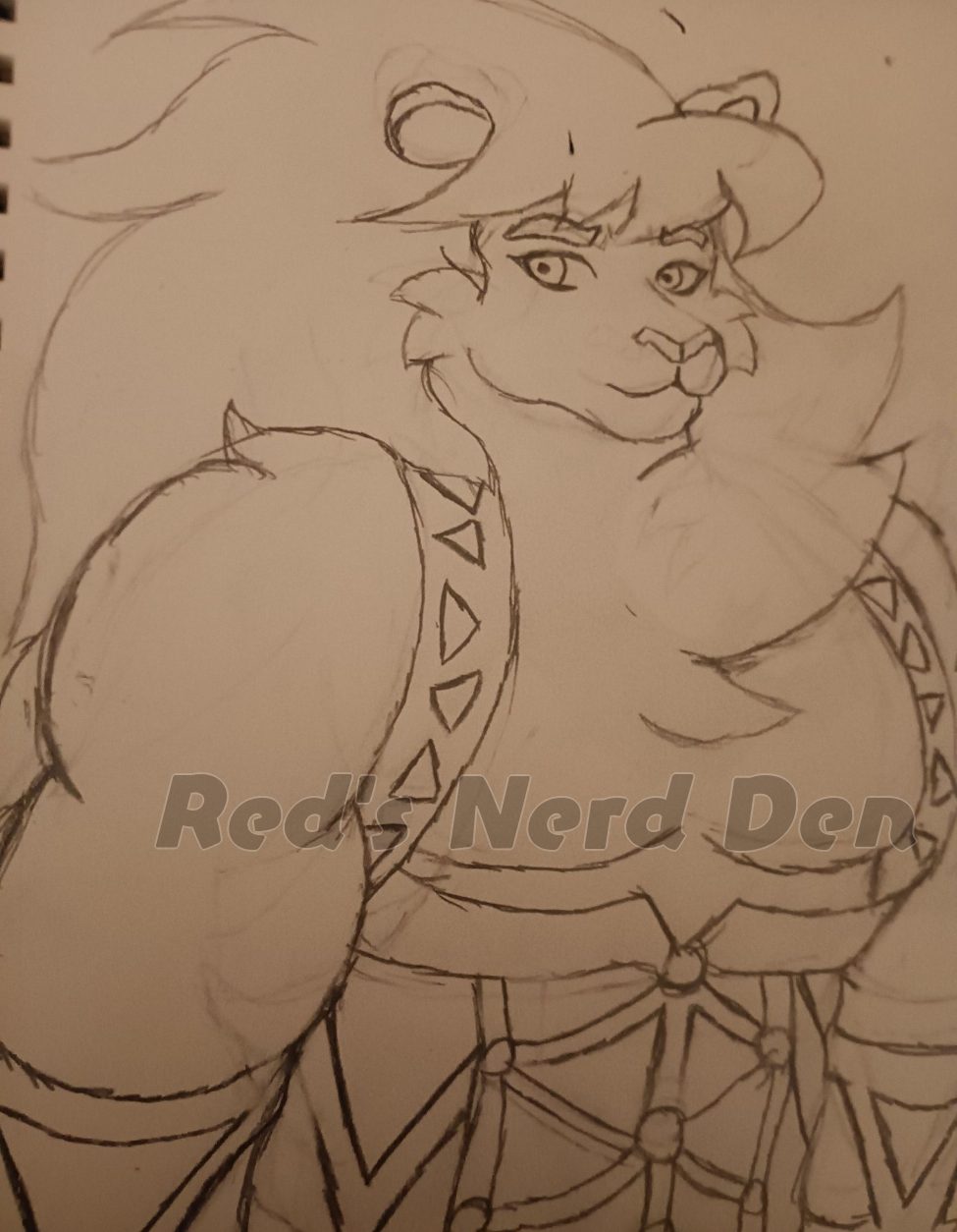 Jungle Emperor Leo, Team Phoenix (Traditional Sketch)