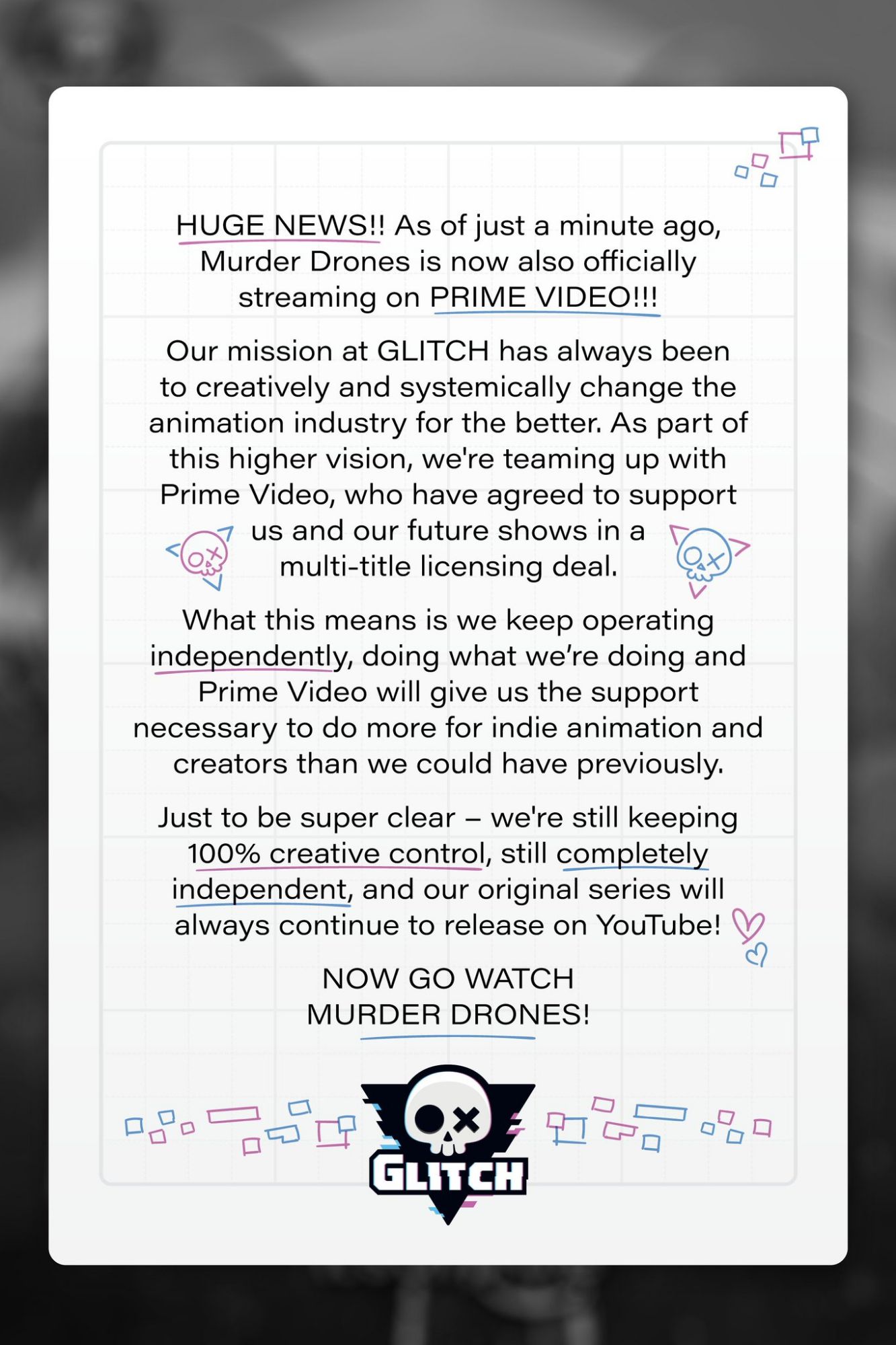 Glitch Productions Multi-Licensing Deal Announcement