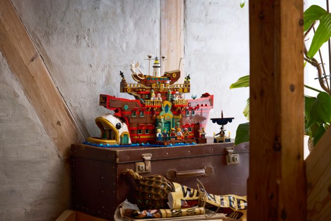 LEGO® ONE PIECE The Baratie Floating Restaurant Finished Display