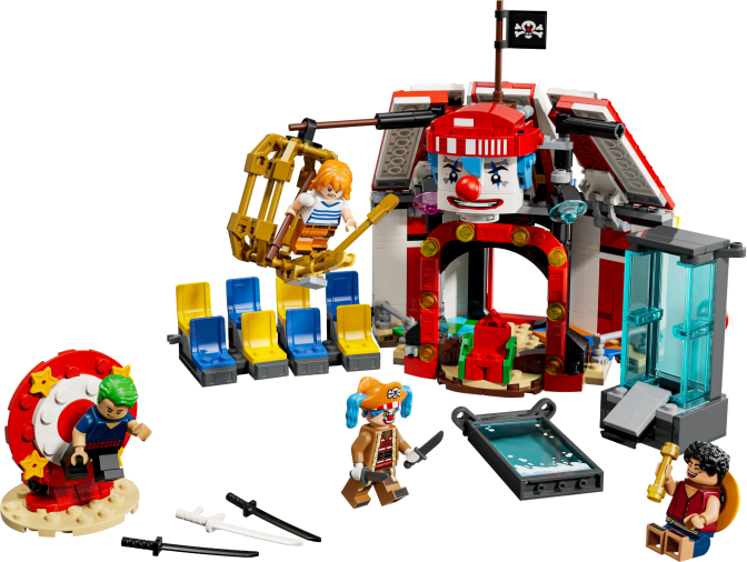 The LEGO® ONE PIECE Buggy the Clown’s Circus Display