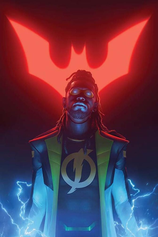 Batman/Static Beyond Issue One Variant Cover (Rahzzah)