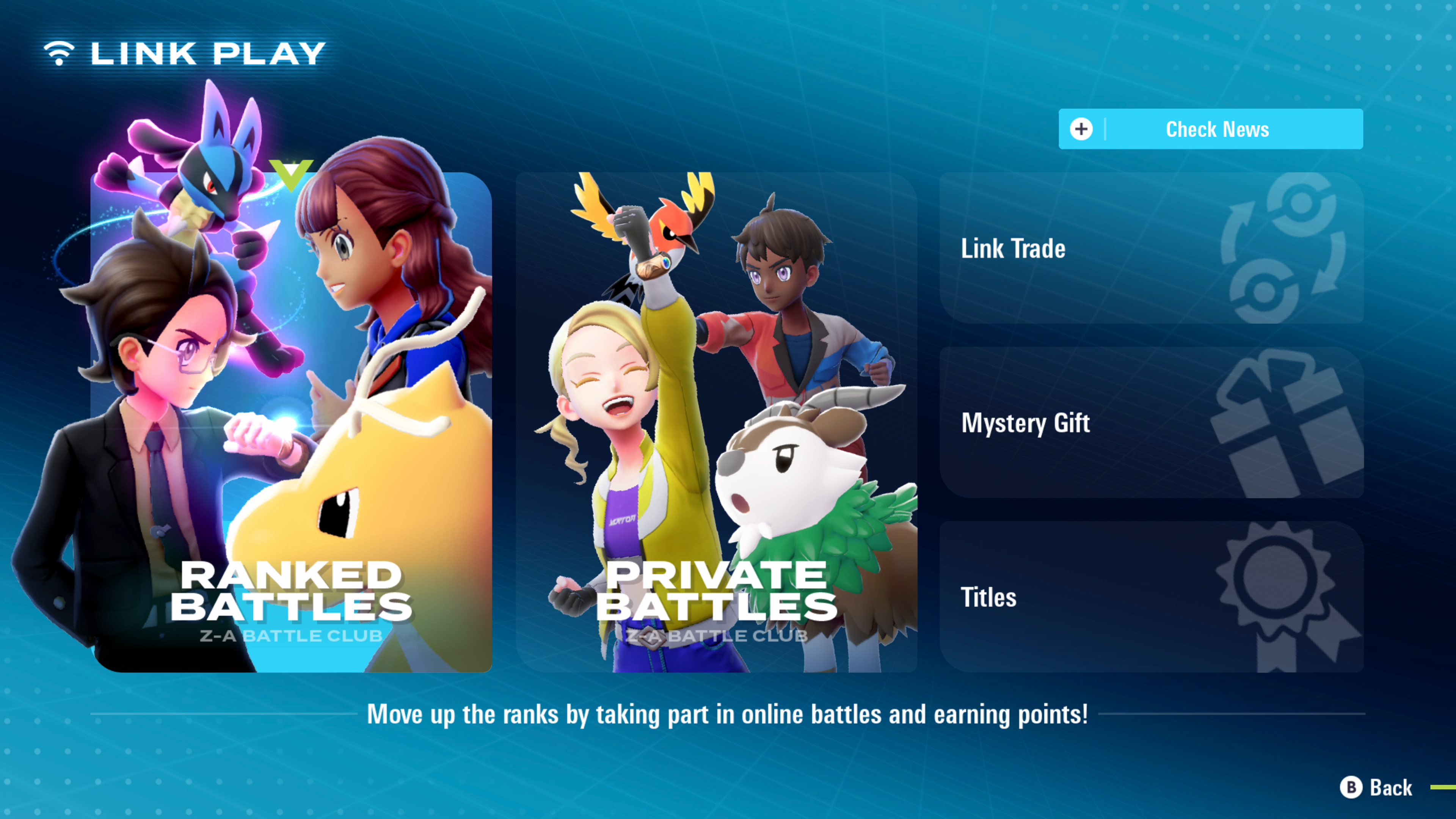 Pokémon Legends Z-A Battle Club Layout