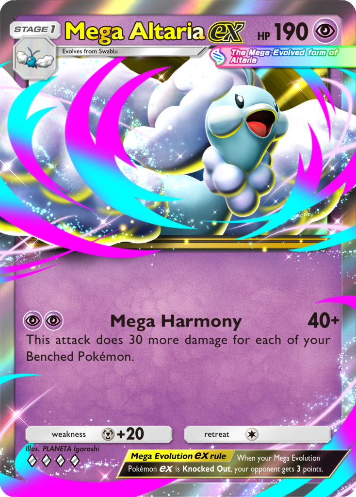 Mega Altaria EX- Pokémon Trading Card Game Pocket