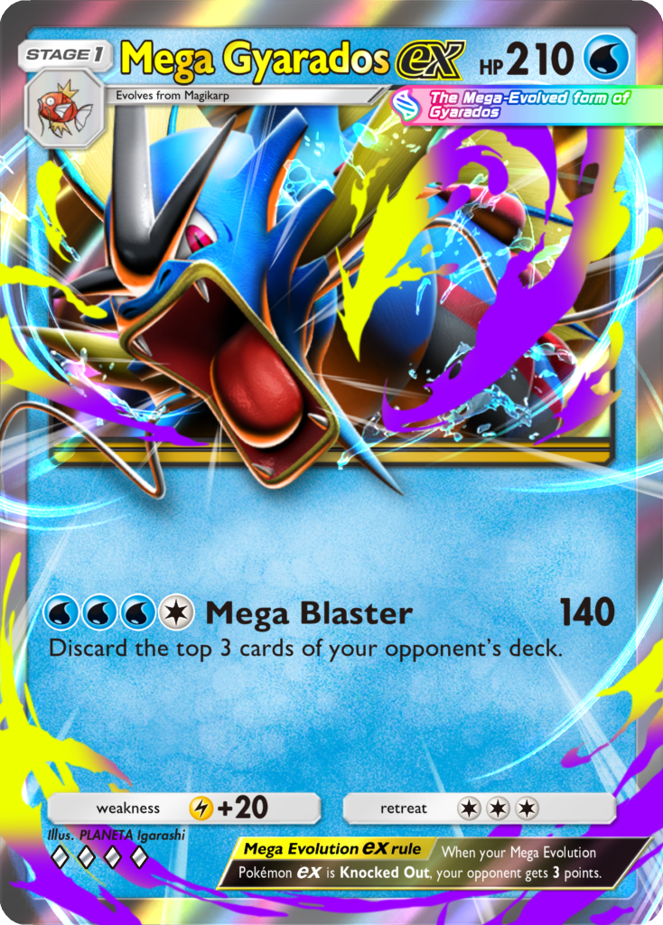 Mega Gyarados EX- Pokémon Trading Card Game Pocket