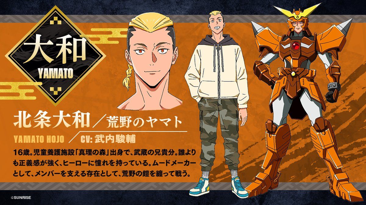 Yoroi Shin Den Samurai Troopers- Yamato Hōjō/Kōya no Yamato