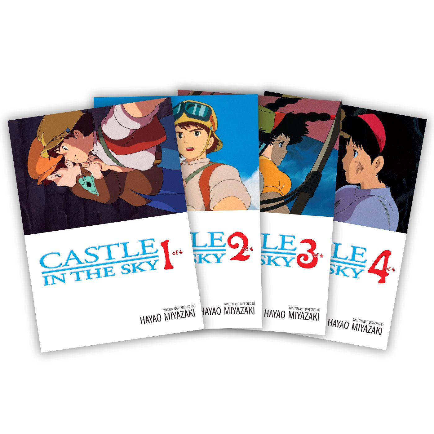Castle in the Sky Film Comic (All-in-One Edition) Covers