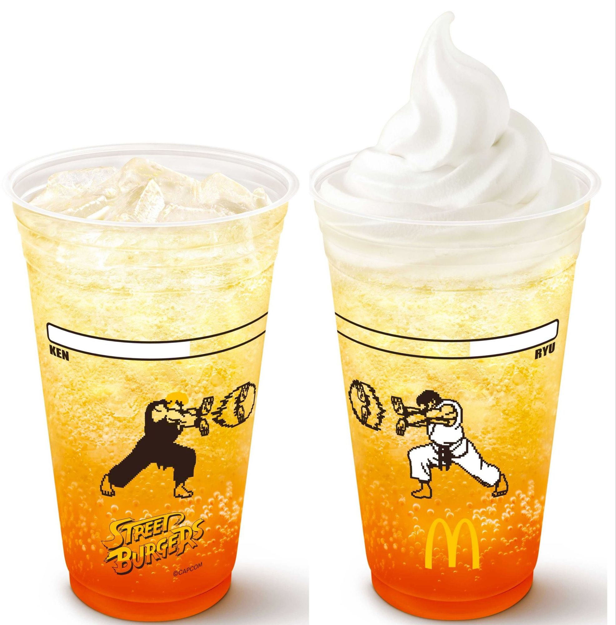 McDonald's x Street Fighter- McFizz and McFloat