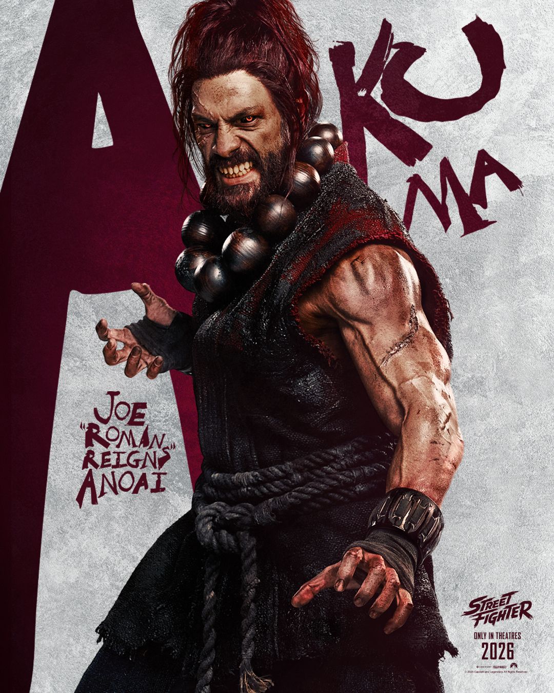 Street Fighter Character Poster: Akuma