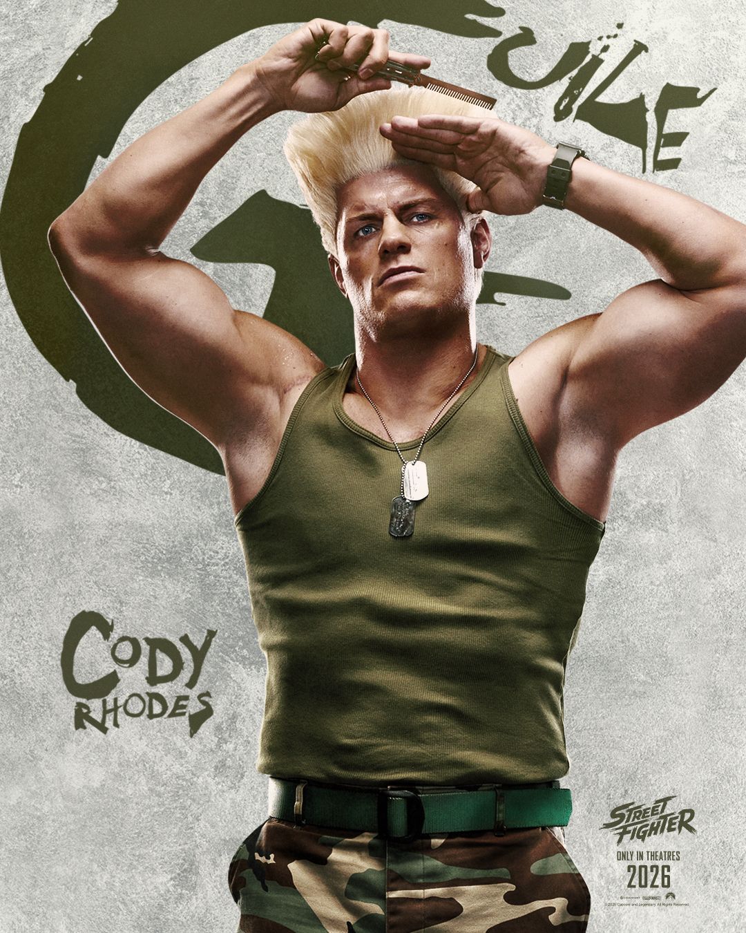 Street Fighter Character Poster: Guile