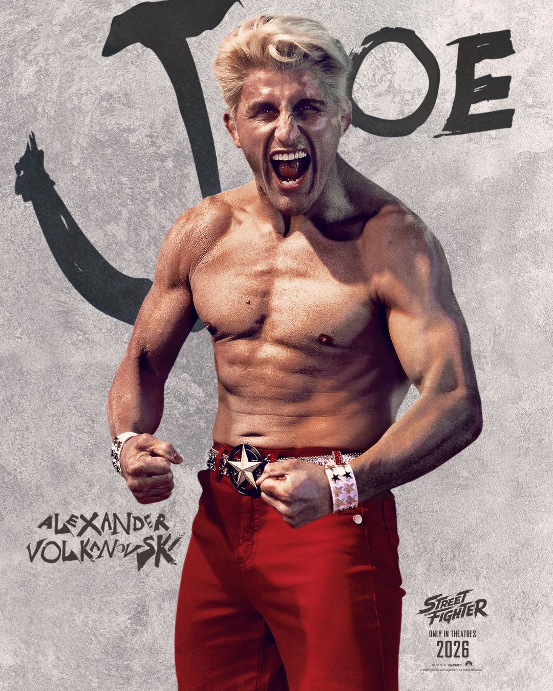 Street Fighter Character Poster: Joe