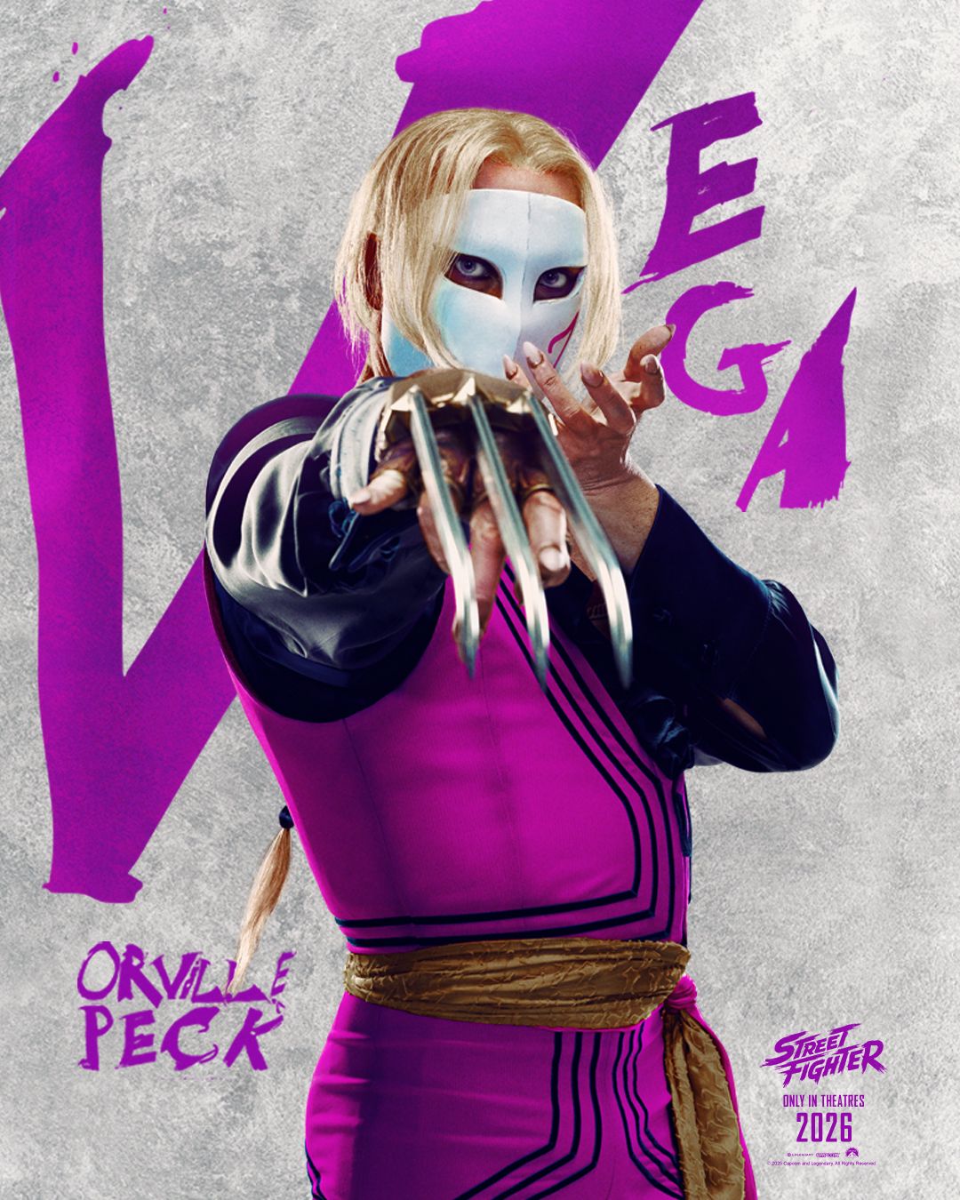 Street Fighter Character Poster: Vega